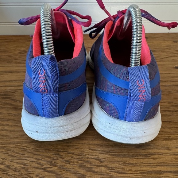 Vionic 335 FYN Lace Up Athletic Lace Up Shoe Womens Size 8.5 Blue Pink White - Picture 5 of 9